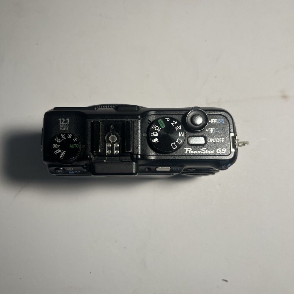 Canon PowerShot G9 Compact Digital Camera -Black- Tested with battery pack - Picture 4 of 6